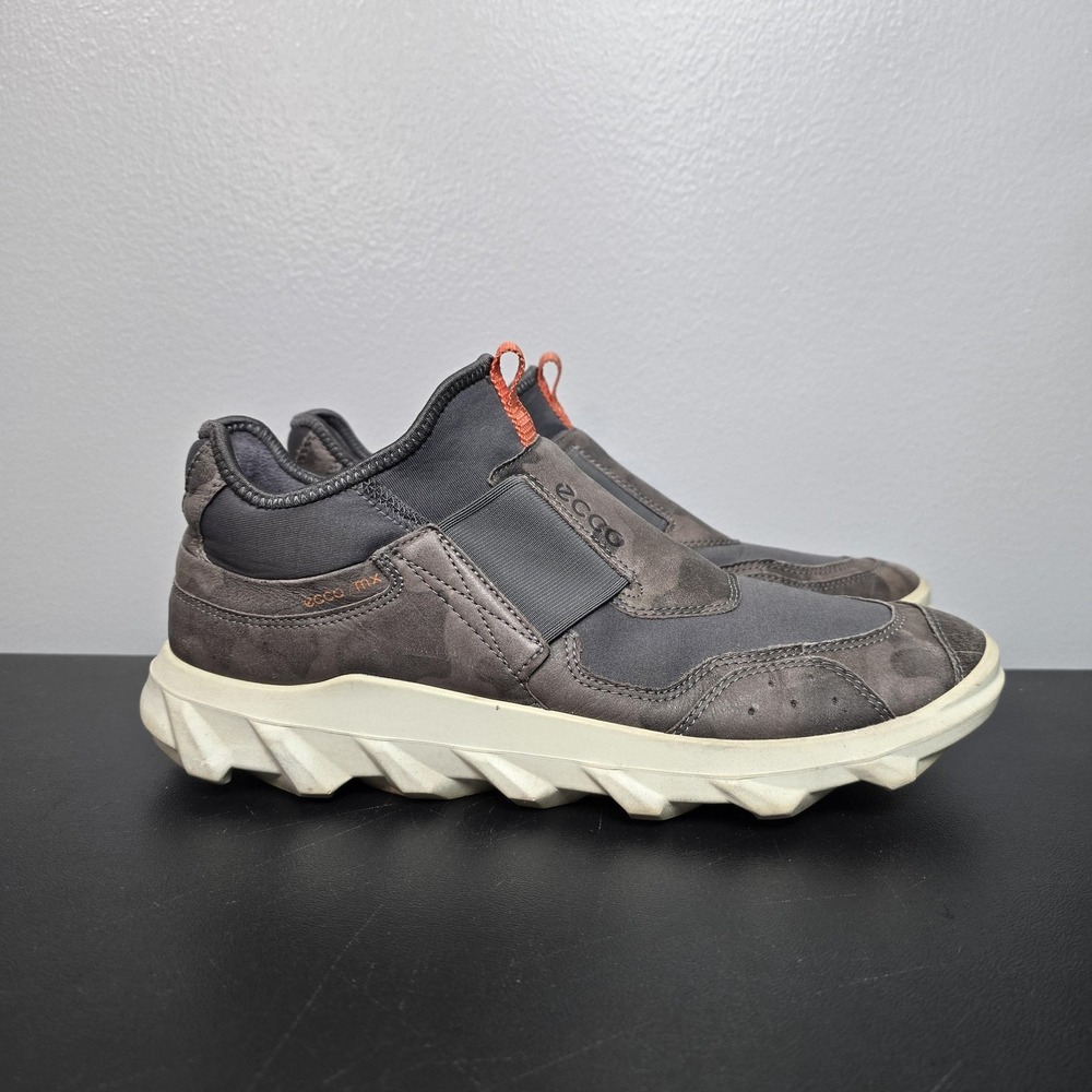ECCO Shoes Womens 41 10.5 Brown Camo MX Slip On Walking Hiking Athletic Sneakers